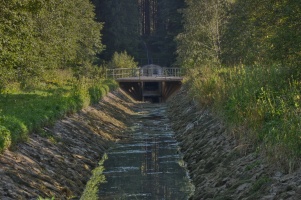 WKW Kammerl, Auslauf Aquädukt und Triebwasserkanal